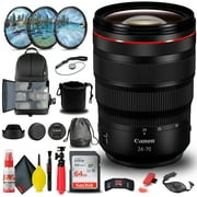Canon RF 24-70mm f/2.8L IS USM Lens (3680C002) + Filter Kit + BackPack + More