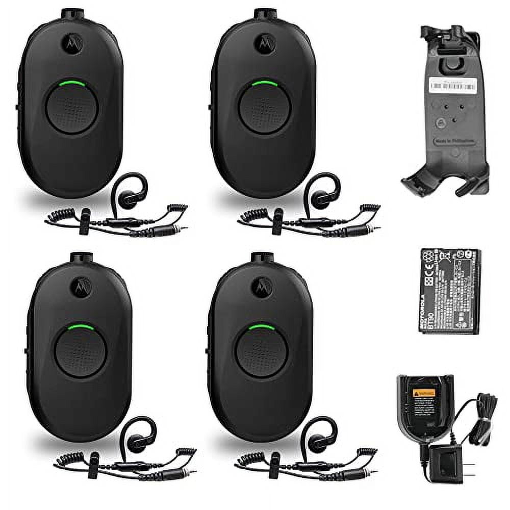 4 x Motorola CLP1010e 1-Channel 2-Way UHF Business Radio CLP1010E + More