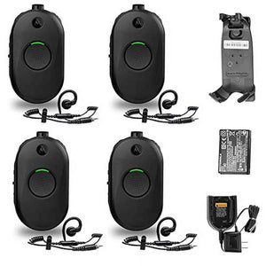 4 x Motorola CLP1010e 1-Channel 2-Way UHF Business Radio CLP1010E + More Motorola Solutions