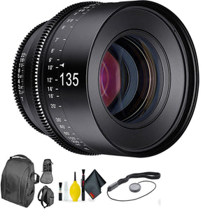 Rokinon Xeen 135mm T2.2 for PL Mount + Deluxe Lens Cleaning Kit Bundle