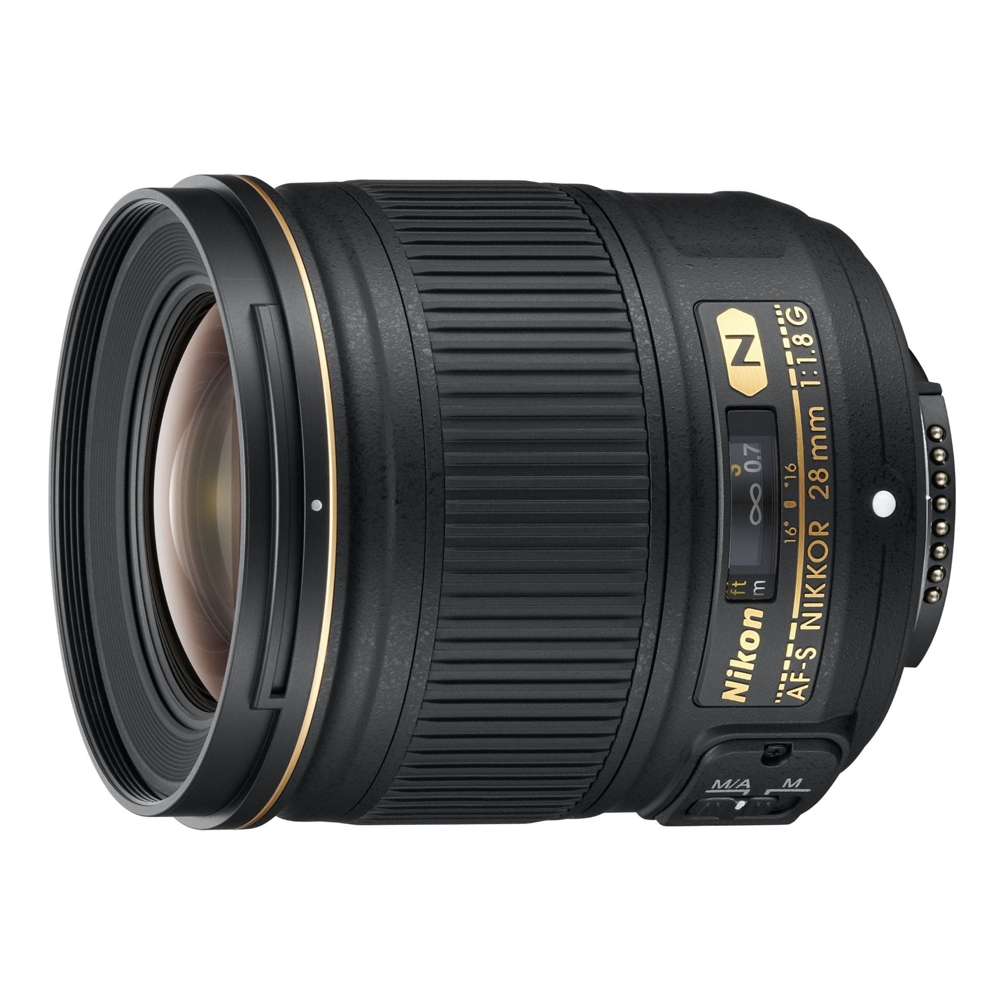 Nikon AF FX NIKKOR 28mm f/1.8G Compact Wide-angle Prime Lens with Auto Focus for Nikon DSLR Cameras