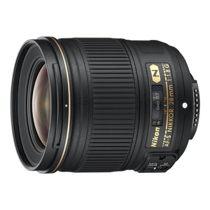 Nikon AF FX NIKKOR 28mm f/1.8G Compact Wide-angle Prime Lens with Auto Focus for Nikon DSLR Cameras