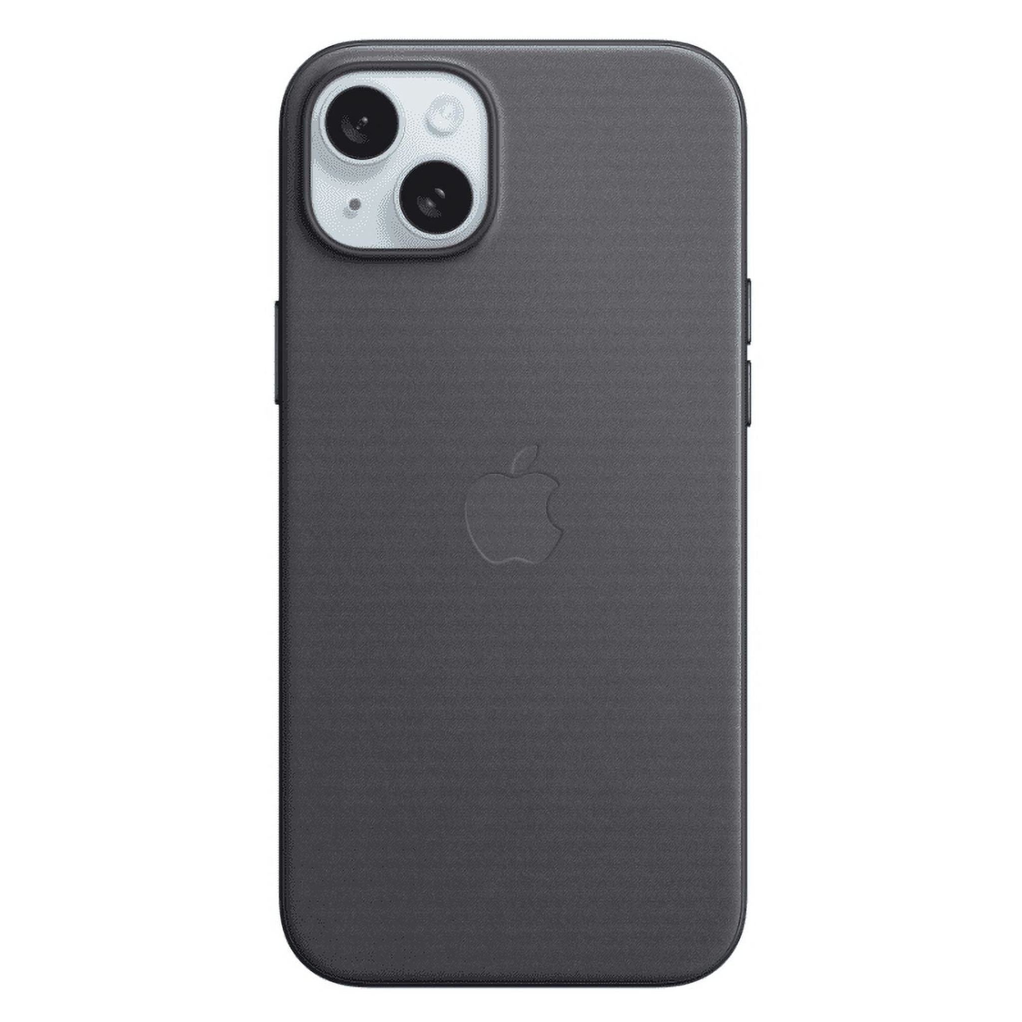 Apple iPhone 15 Plus FineWoven Case with MagSafe - Black