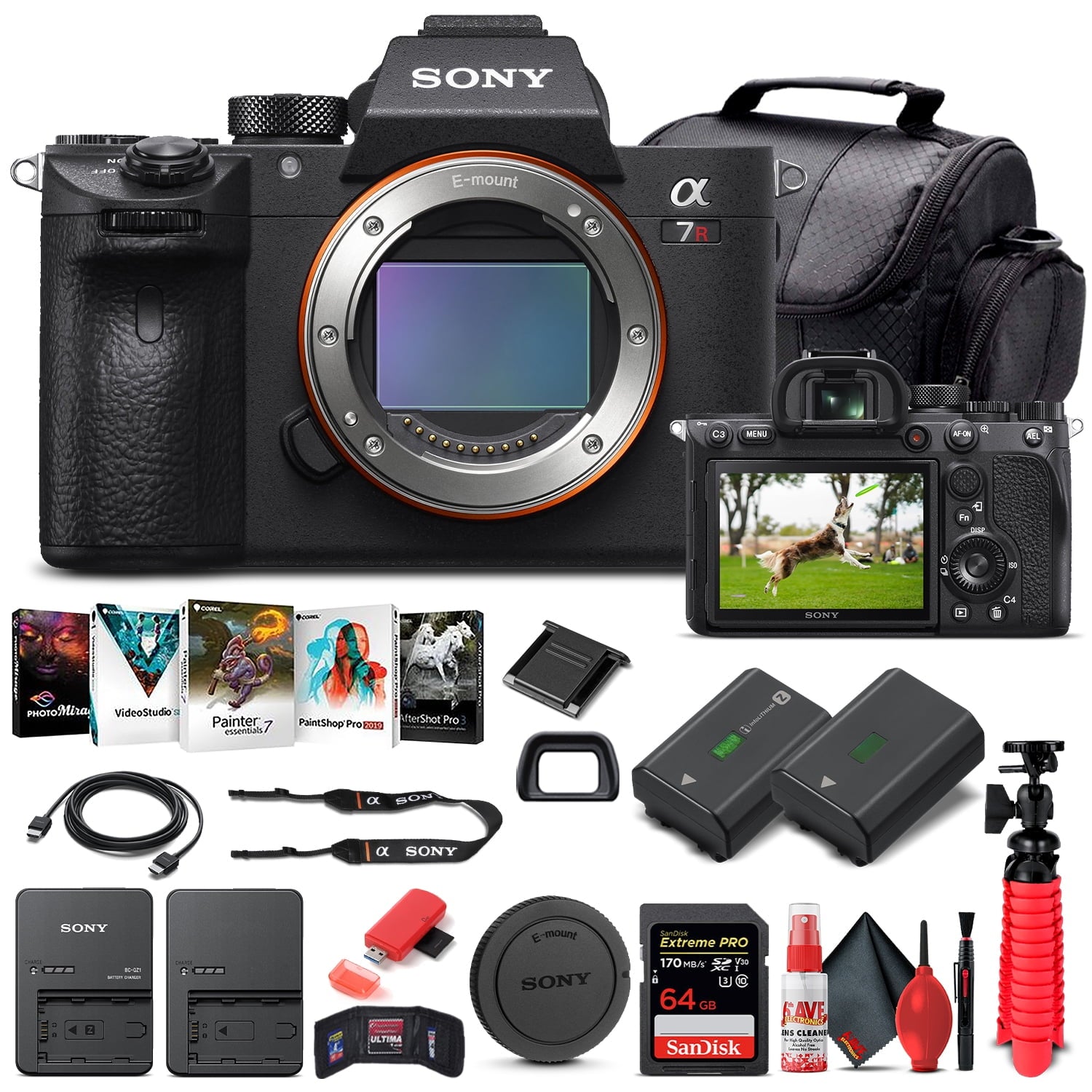 Sony Alpha a7R IV Mirrorless Camera Body Only ILCE7RM4/B - Basic Bundle