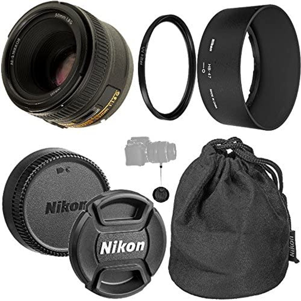 Nikon AF-S NIKKOR 50mm f/1.8G Prime Lens Bundle Kit - International Version