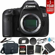 Canon EOS 5DS R Digital SLR Camera 0581C002 Body Only - Camera Bundle with 32GB Memory Card + with 1 Year Extended Warr