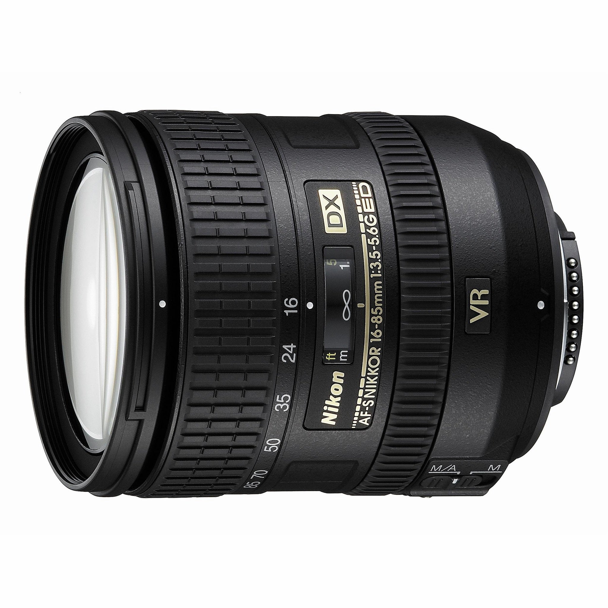 Nikon AF-S DX NIKKOR 16-85mm f/3.5-5.6G ED Vibration Reduction Zoom Lens with Auto Focus for Nikon DSLR Cameras - Used Nikon