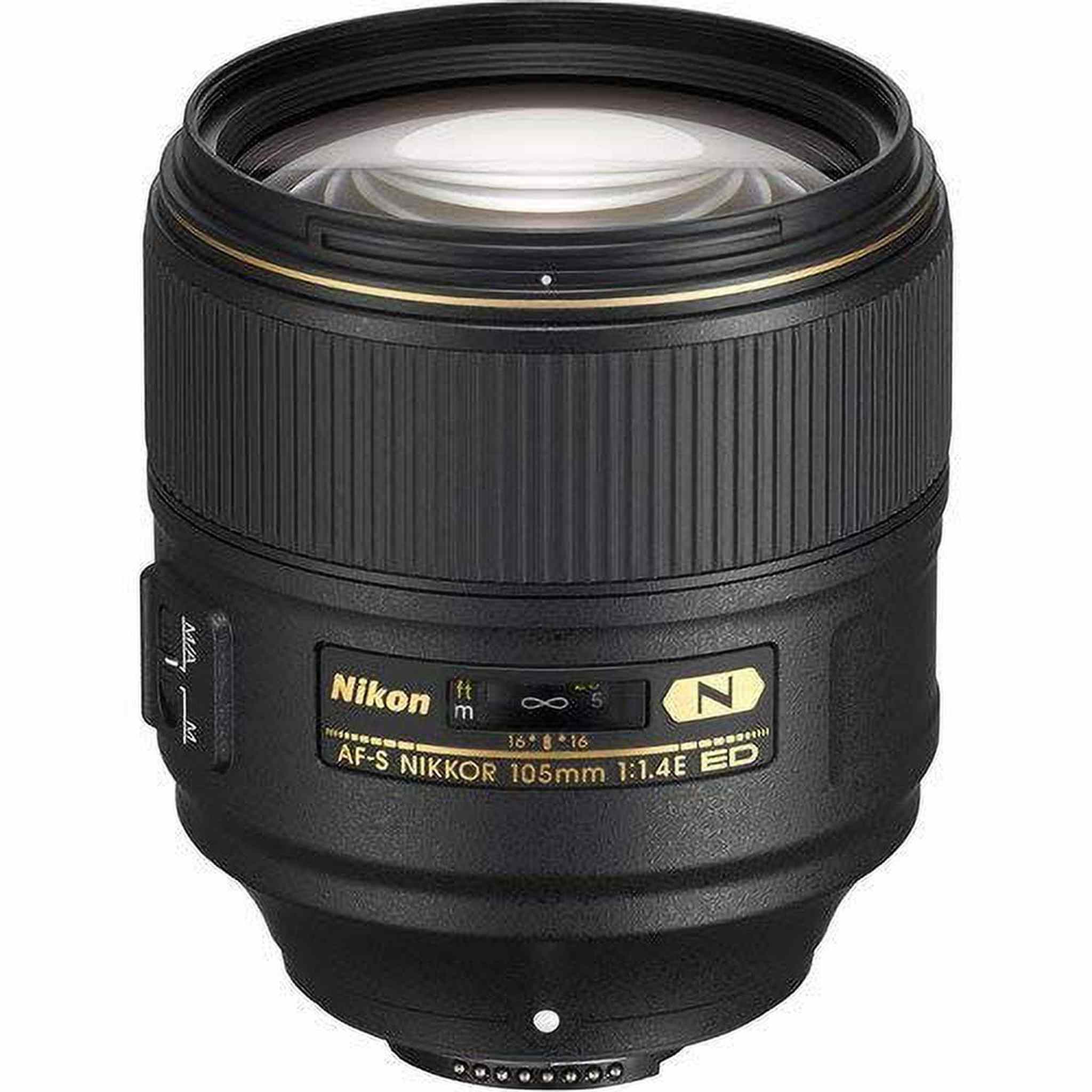 Nikon AF-S FX NIKKOR 105mm f/1.4 ED Lens with Auto Focus for Nikon DSLR Cameras Certified Refurbished - Reconditioned Nikon