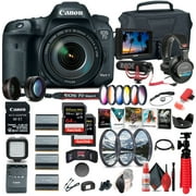 Canon EOS 7D Mark II DSLR Camera W/ 18-135mm f/3.5-5.6 IS USM Lens & W-E1 Advanced Bundle