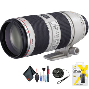 Canon EF 70-200mm f/4L is II USM Lens for Canon EF Mount + Accessories International Model with 2 Year Warranty
