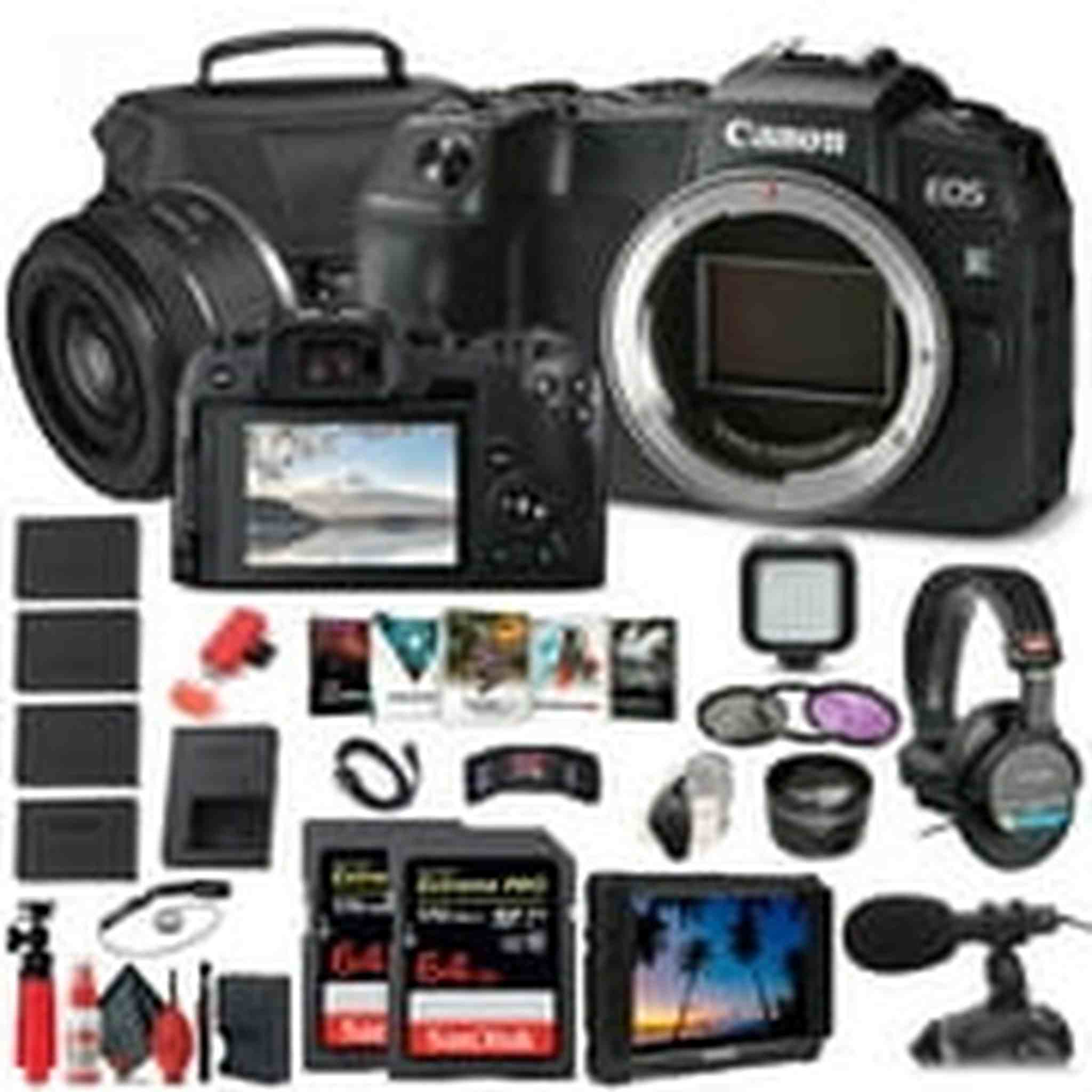 Canon EOS RP Mirrorless Digital Camera 3380C002 + RF 50mm Pro Bundle