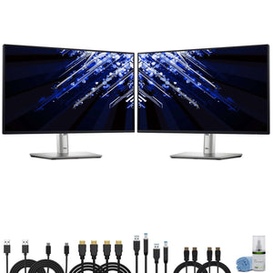2 x Dell P2425H 24" Full HD, 1920 x 1080 Display, 16:9 IPS, LED, 100Hz Monitor Bundle Dell