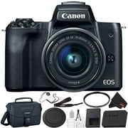 Canon EOS M50 Mirrorless Digital Camera with 15-45mm Lens Deluxe Bundle 01