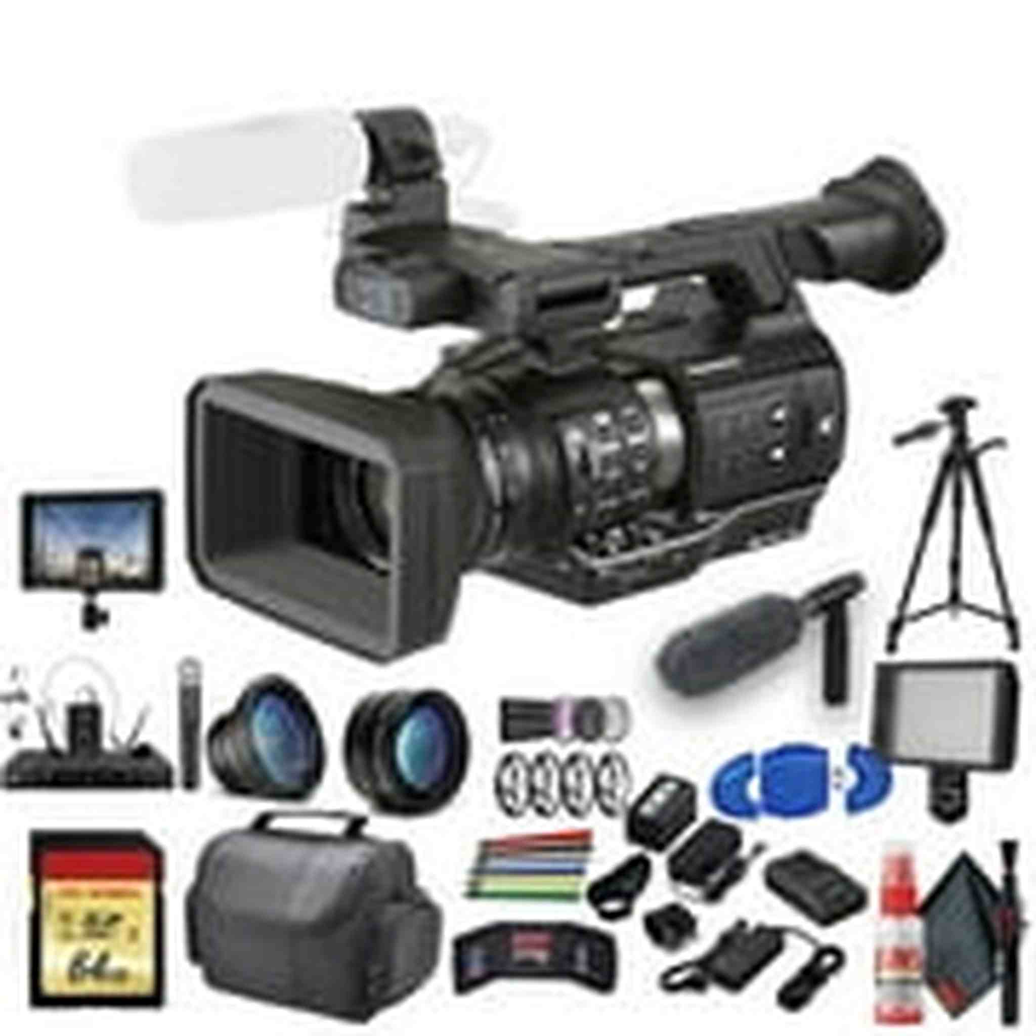 Panasonic AJ-PX270 microP2 Handheld AVC-ULTRA HD Camcorder AJ-PX270PJ8 With Professional Bundle Panasonic