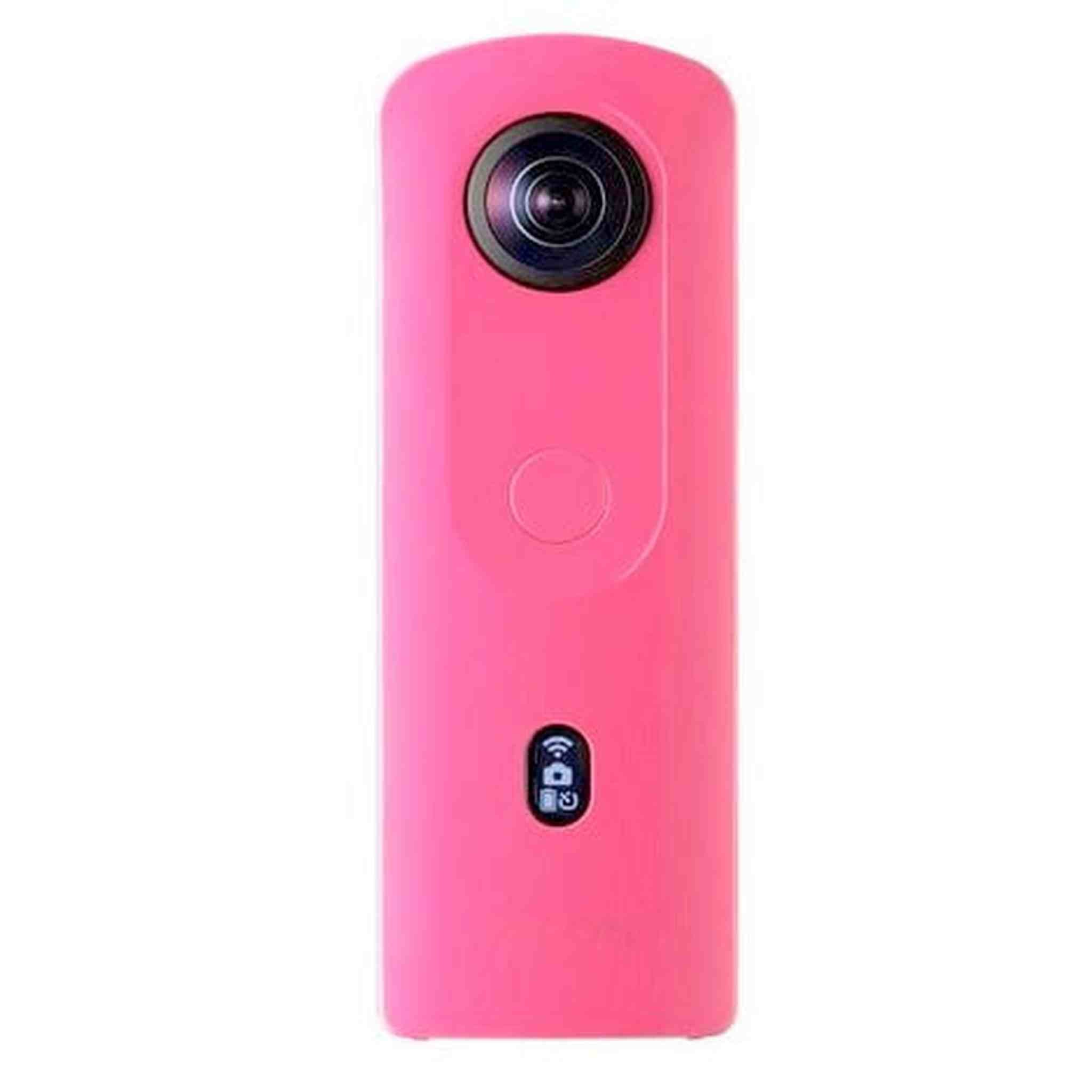 Ricoh Theta SC2 Pink 360° Camera 4K Video with Image stabilization for iPhone & Android Ricoh