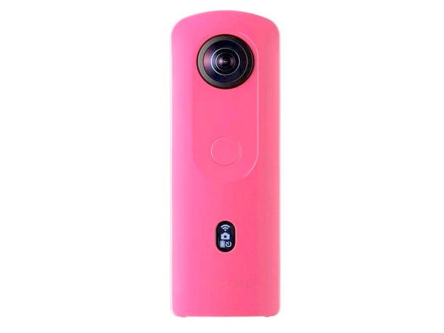 Ricoh Theta SC2 Pink 360° Camera 4K Video with Image stabilization for iPhone & Android