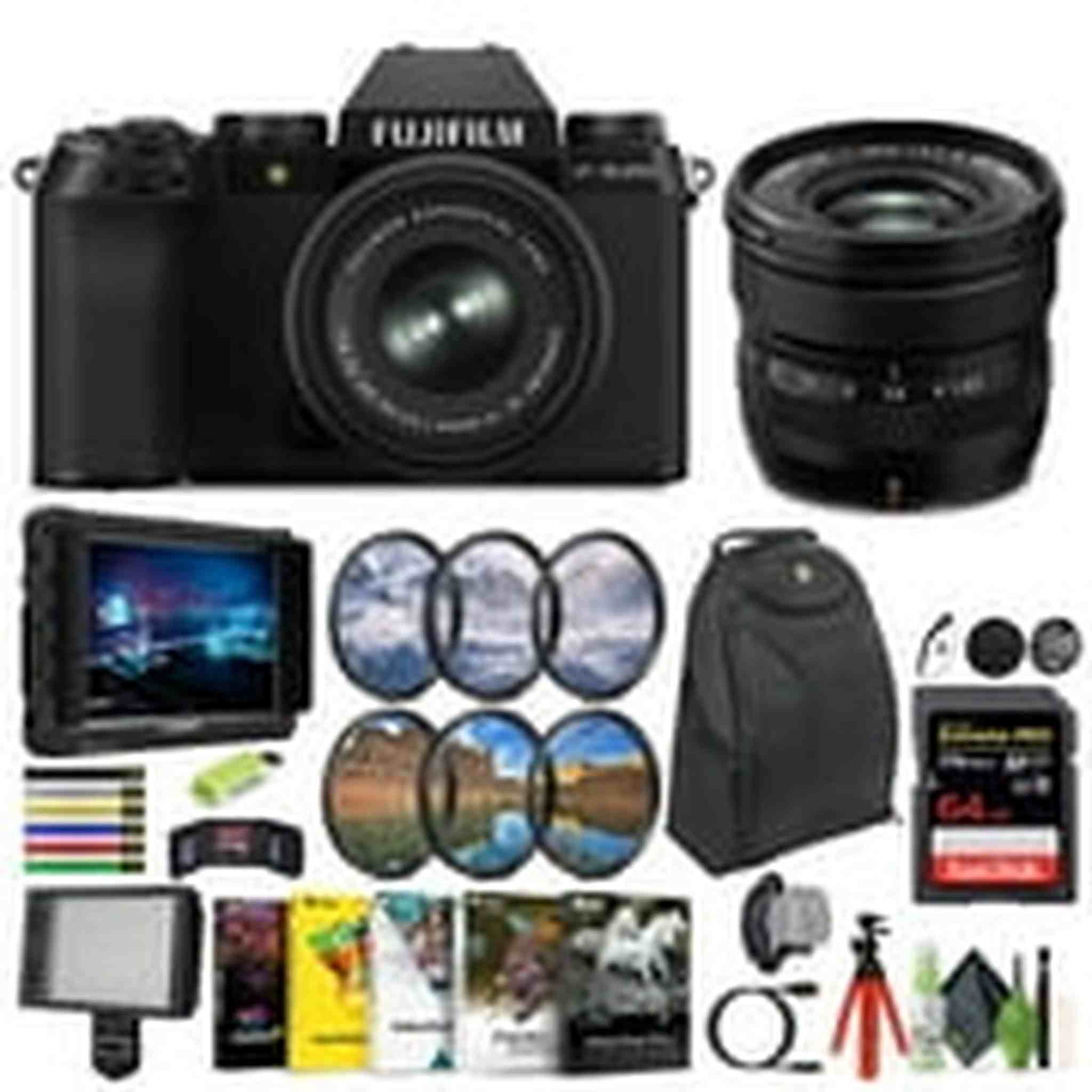 FUJIFILM X-S20 Mirrorless Camera With 15-45mm Lens 17 PC Vlogging Camera Kit Fujifilm