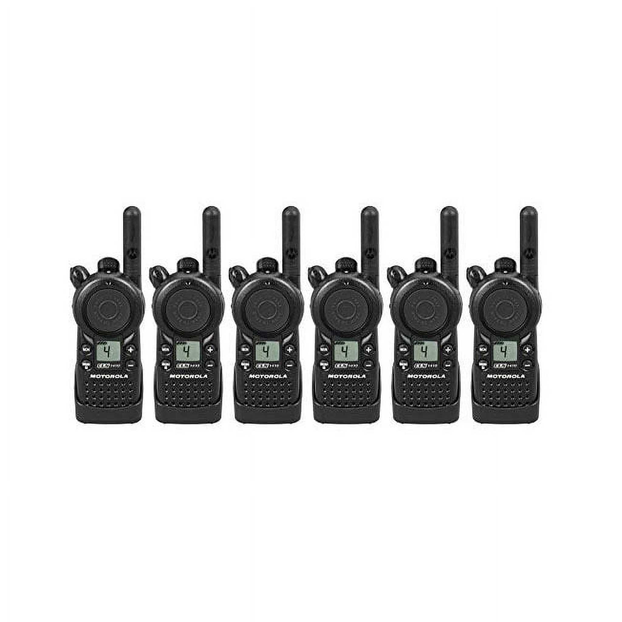 Motorola CLS1410 UHF Frequency Professional Two Way Radio 6-Pack Motorola