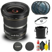 Canon EF-S 10-22mm f/3.5-4.5 USM Lens 9518A002 + Filter + Lens Pouch + More