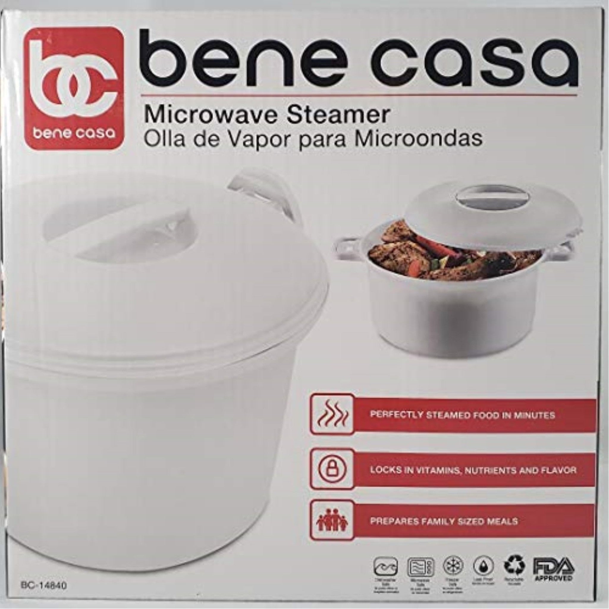 Bene Casa BC-14840 Microwave Steamer Bene Casa