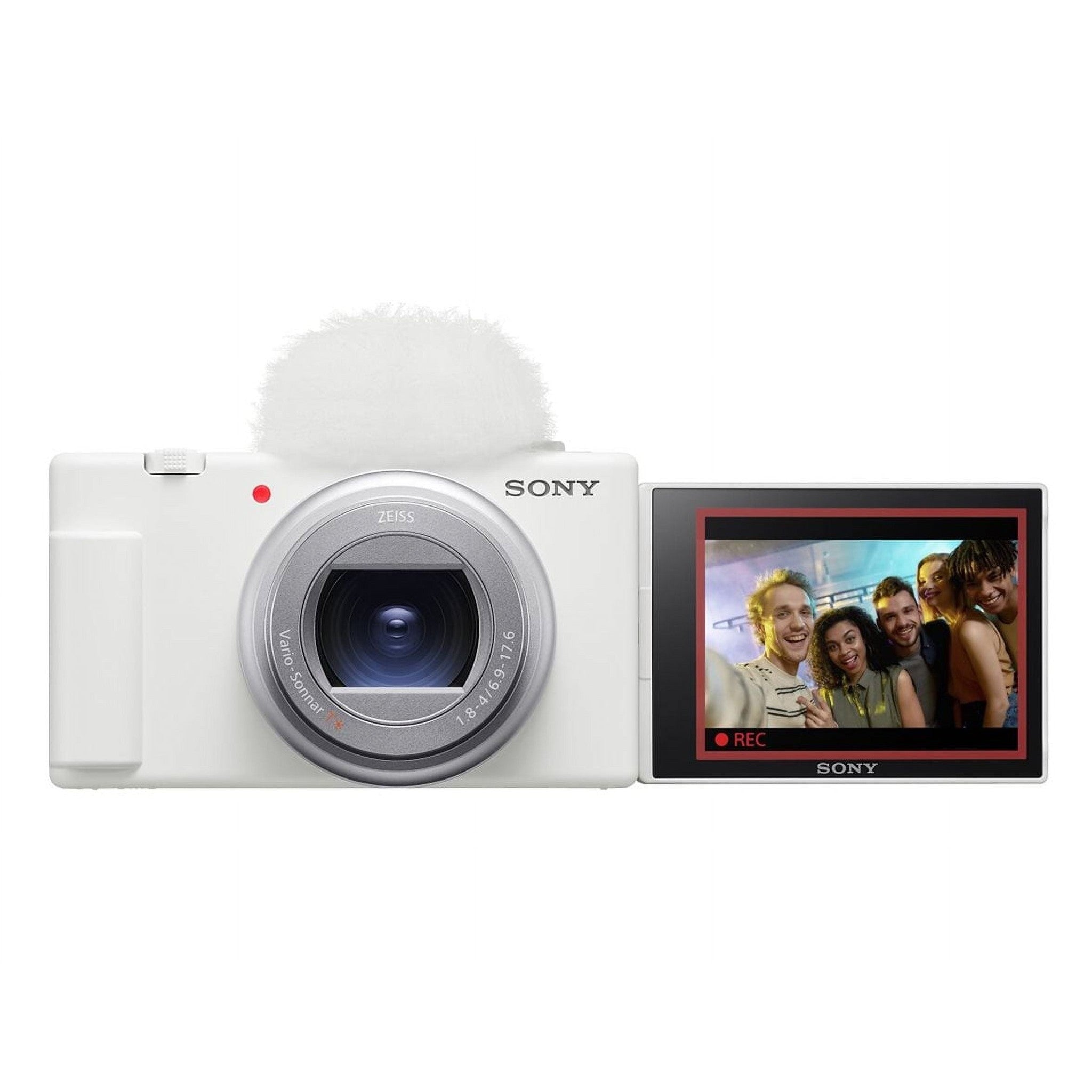 Sony ZV-1 II Vlog Camera for Content Creators and Vloggers White