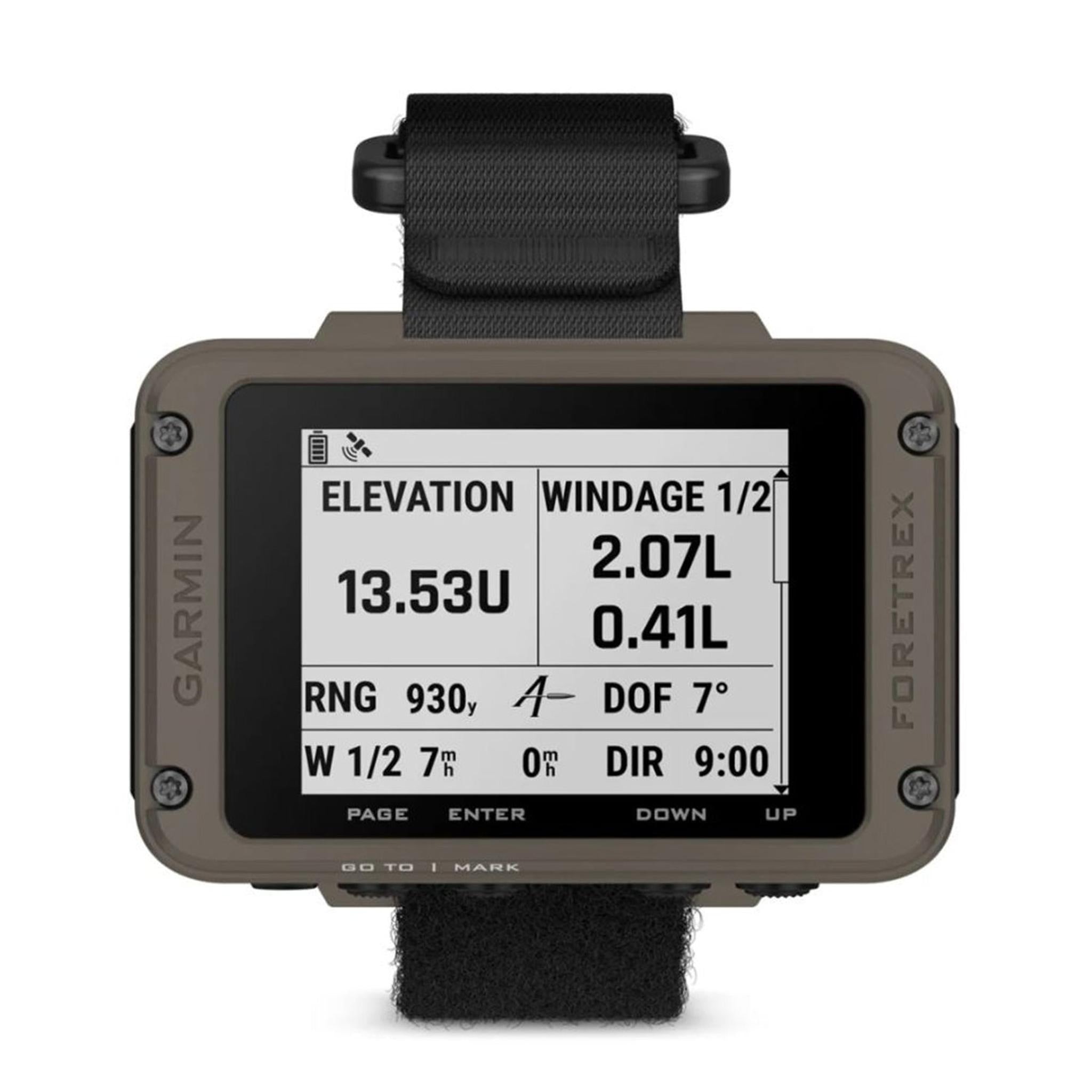 Garmin Foretrex 901 Ballistic Edition with USB-C Adapter and 6Ave Cleaning Cloth Garmin