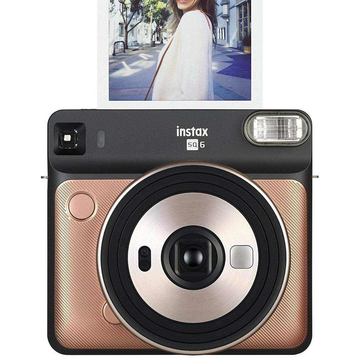 Fujifilm Instax Square SQ6 - Instant Film Camera - Blush Gold