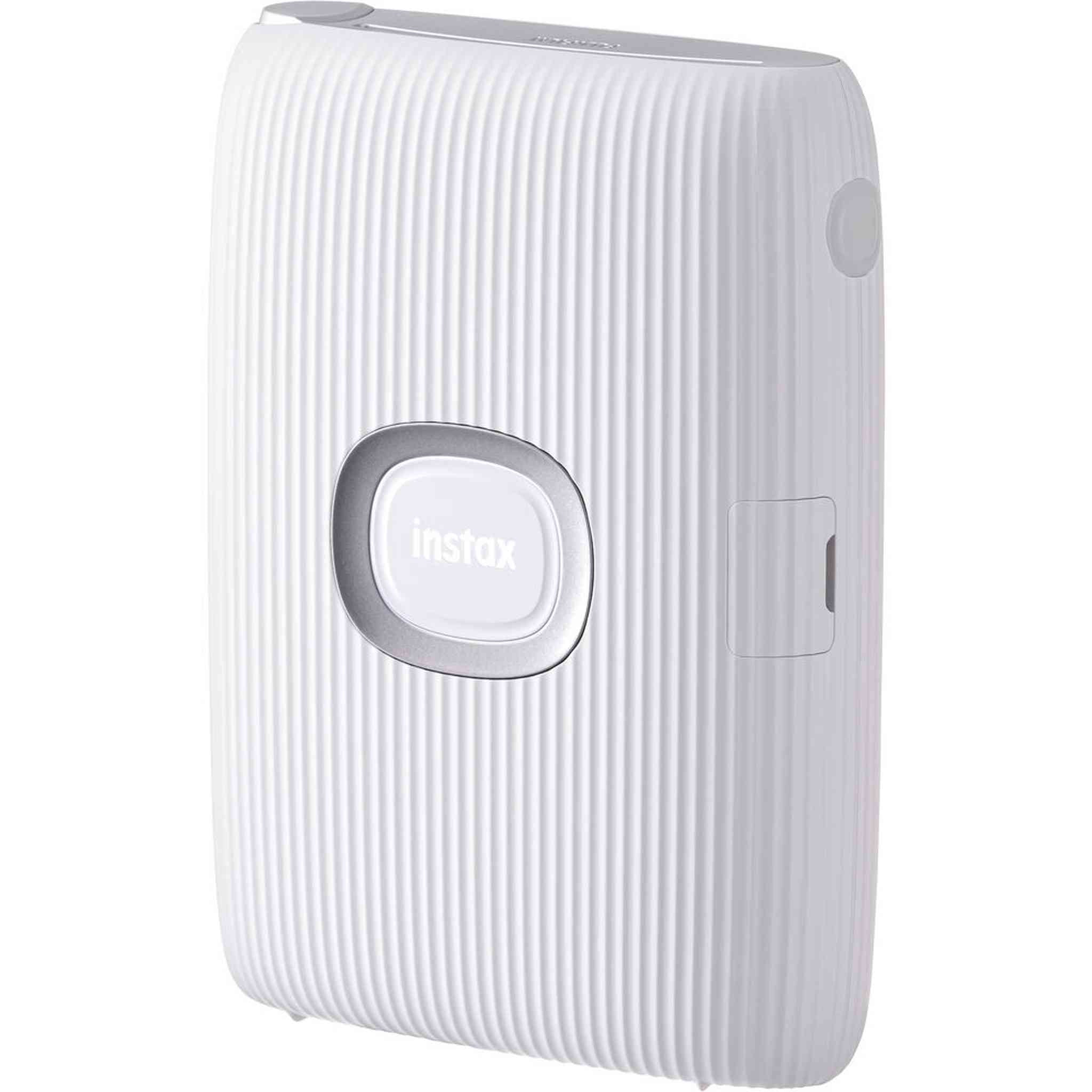 Fujifilm Instax Mini Link 2 Smartphone Printer Clay White Bundle Fujifilm