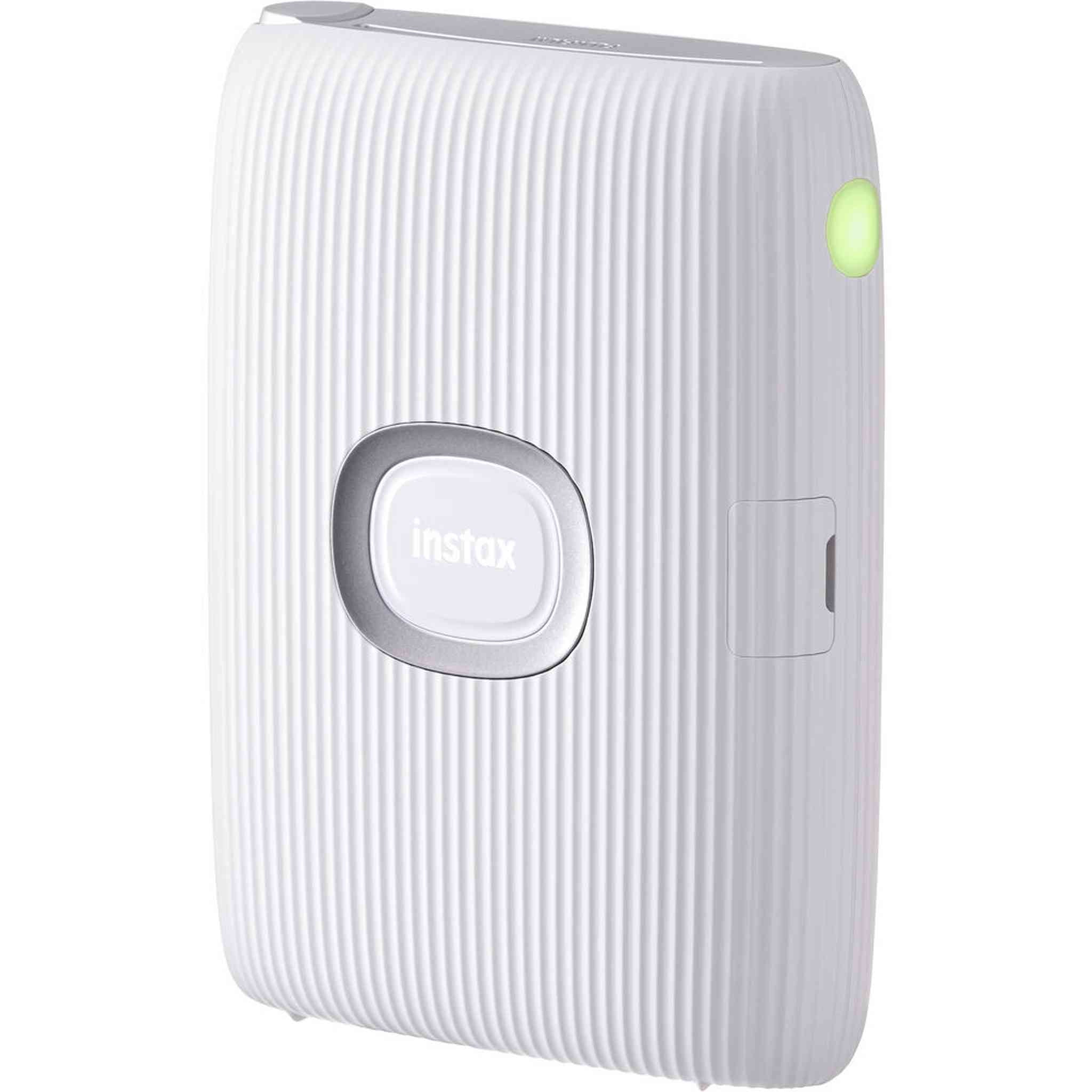 Fujifilm Instax Mini Link 2 Smartphone Printer Clay White Bundle Fujifilm