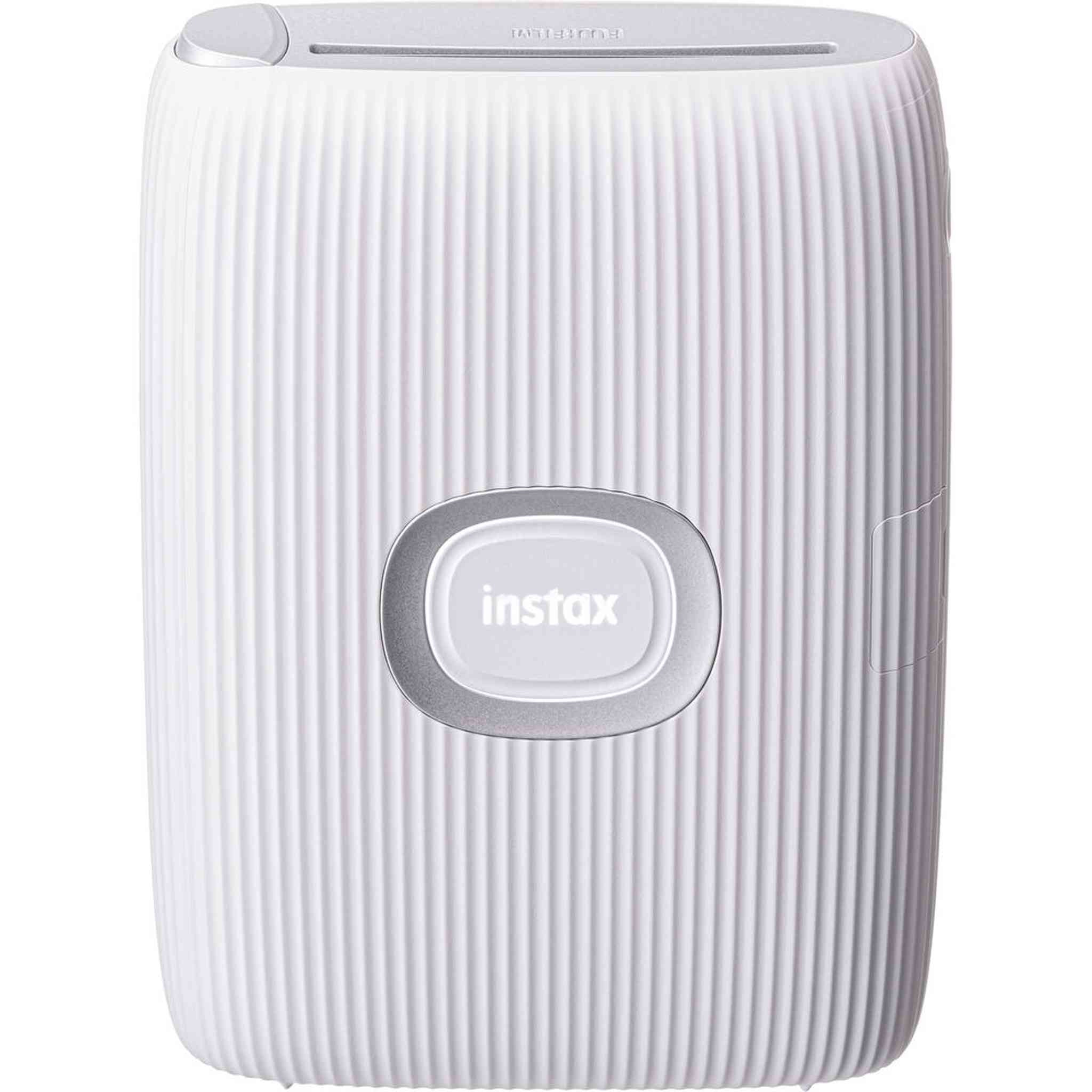 Fujifilm Instax Mini Link 2 Smartphone Printer Clay White Bundle Fujifilm
