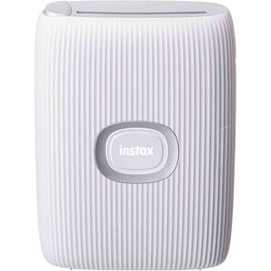 Fujifilm Instax Mini Link 2 Smartphone Printer Clay White Bundle Fujifilm