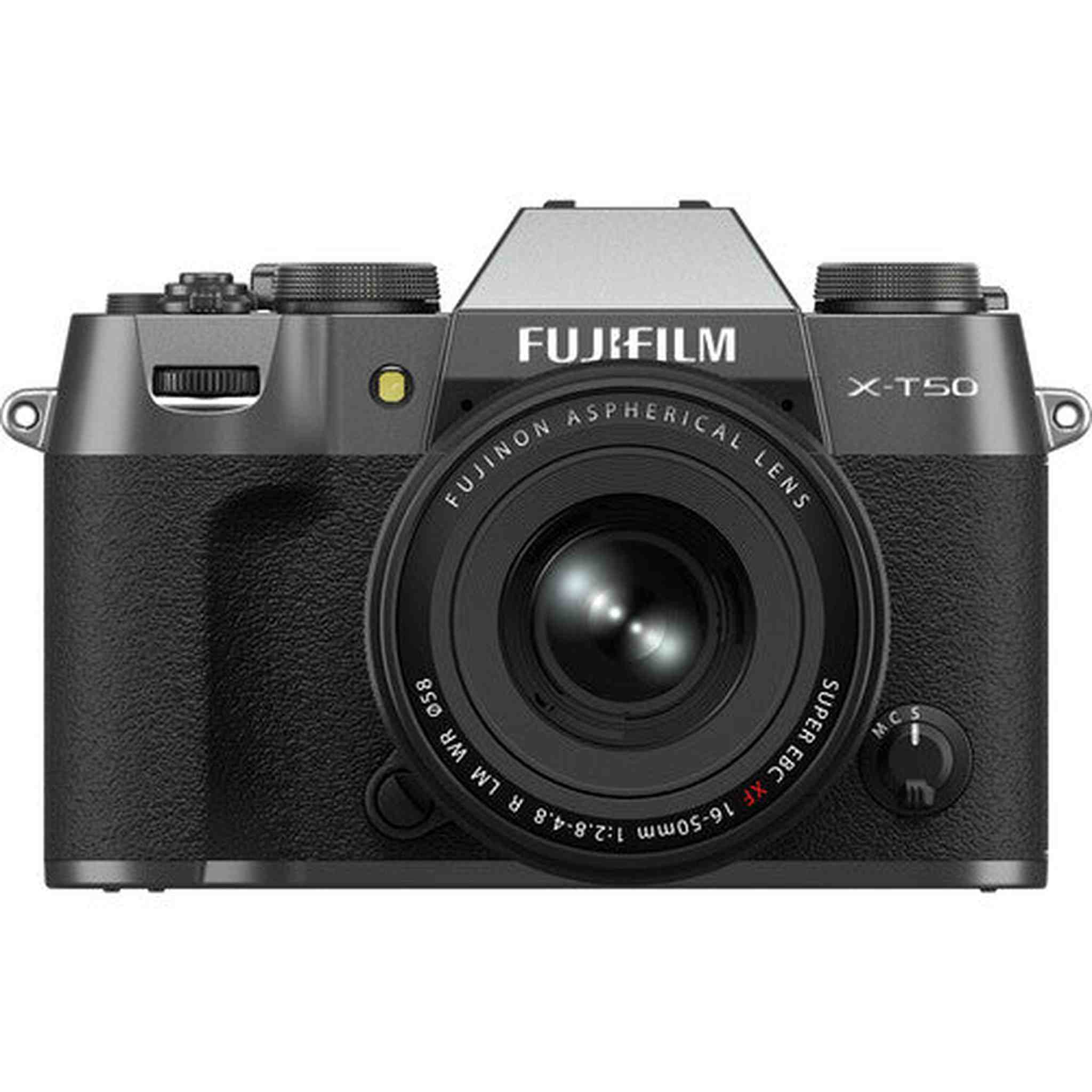 Fujifilm X-T50 Mirrorless Camera with 16-50mm f/2.8-4.8 Lens Charcoal Bundle