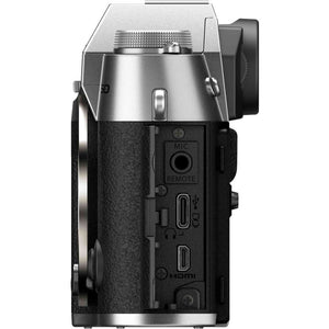 Fujifilm X-T5 Mirrorless Camera with XF 16-50mm f/2.8-4.8 Lens Silver Bundle