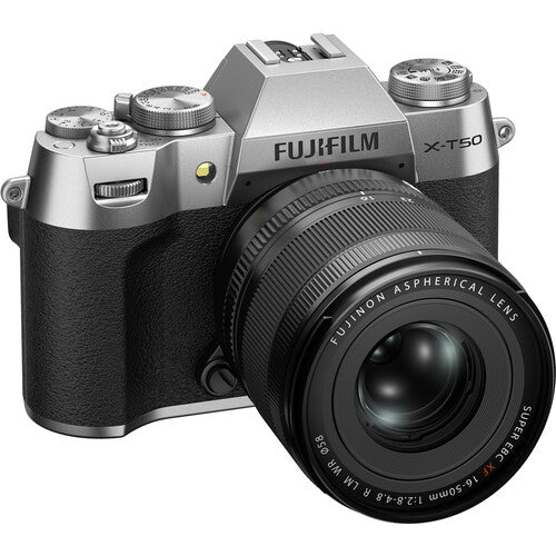 Fujifilm X-T5 Mirrorless Camera with XF 16-50mm f/2.8-4.8 Lens Silver Bundle