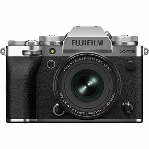 Fujifilm X-T50 Mirrorless Camera with XF 16-50mm f/2.8-4.8 Lens Silver Bundle