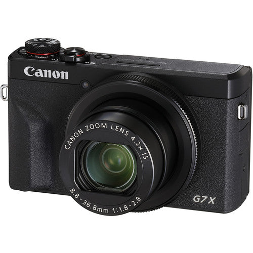 Canon PowerShot G7 X Mark III Digital Camera (Black) (Intl Model) Deluxe Bundle