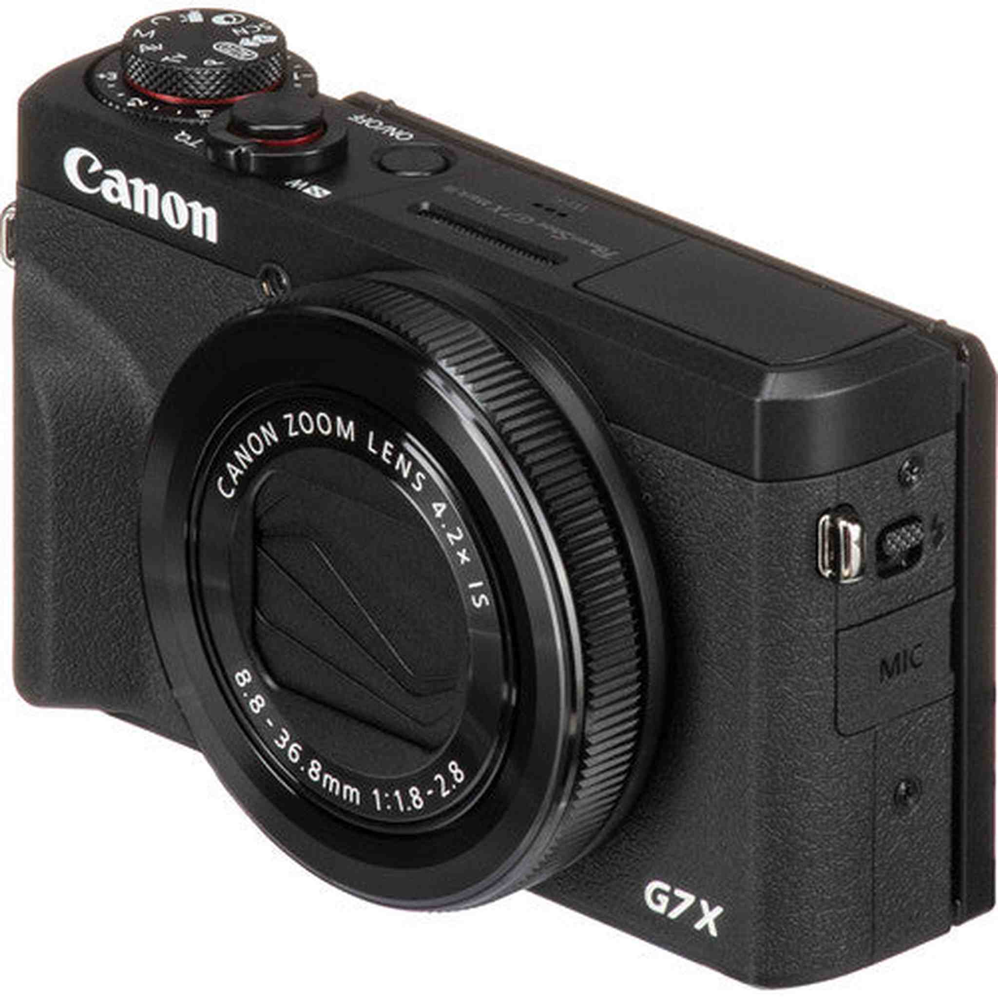 Canon PowerShot G7 X Mark III Digital Camera Black Intl Model Basic Bundle International Model