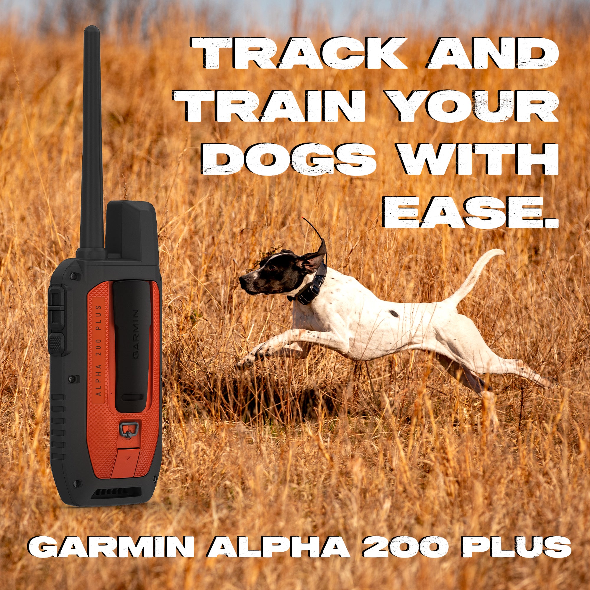 Garmin Alpha® 200 Plus, Rugged GPS Handheld, Track and Train Up to 20 Dogs, Sunlight Readable 3.5-inch Color Touchscreen Display