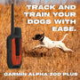 Garmin Alpha® 200 Plus, Rugged GPS Handheld, Track and Train Up to 20 Dogs, Sunlight Readable 3.5-inch Color Touchscreen Display