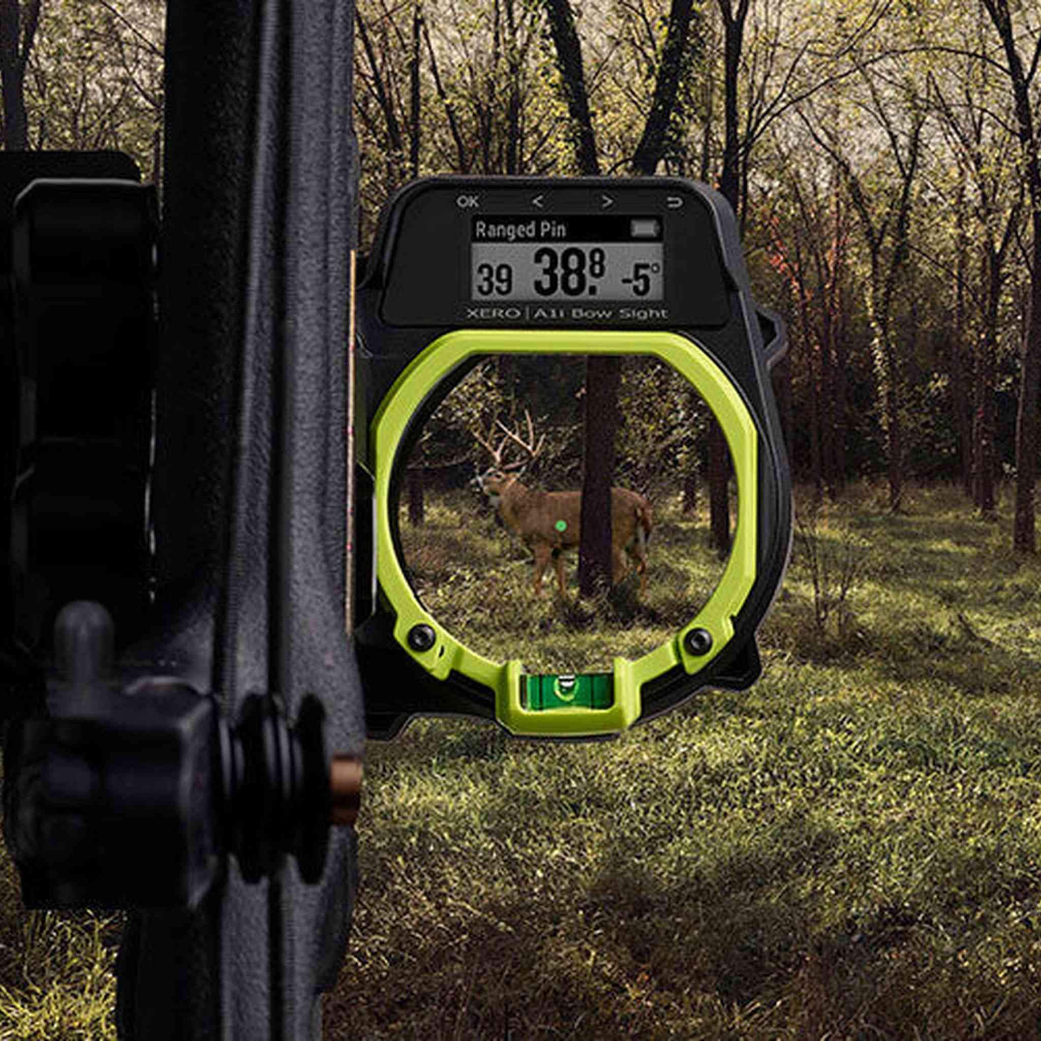 Garmin Xero A1 Bow Sight, 2" Auto-Ranging Digital Bow Sight, LED Pins for Unobstructed Views, Right-Handed Garmin