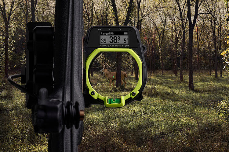 Garmin Xero A1 Bow Sight, 2" Auto-Ranging Digital Bow Sight, LED Pins for Unobstructed Views, Right-Handed
