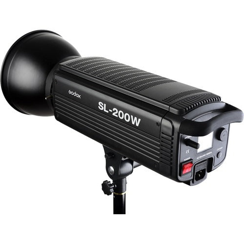 Godox 200W LED Video Light SL-200W,Bowens Mount 5600K, Studio Continuous LED Lamp for Camera DV Camcorder White