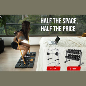 BodyBoss Home Gym 2.0 - Full Portable Gym Home Workout Package - PKG4-Gold