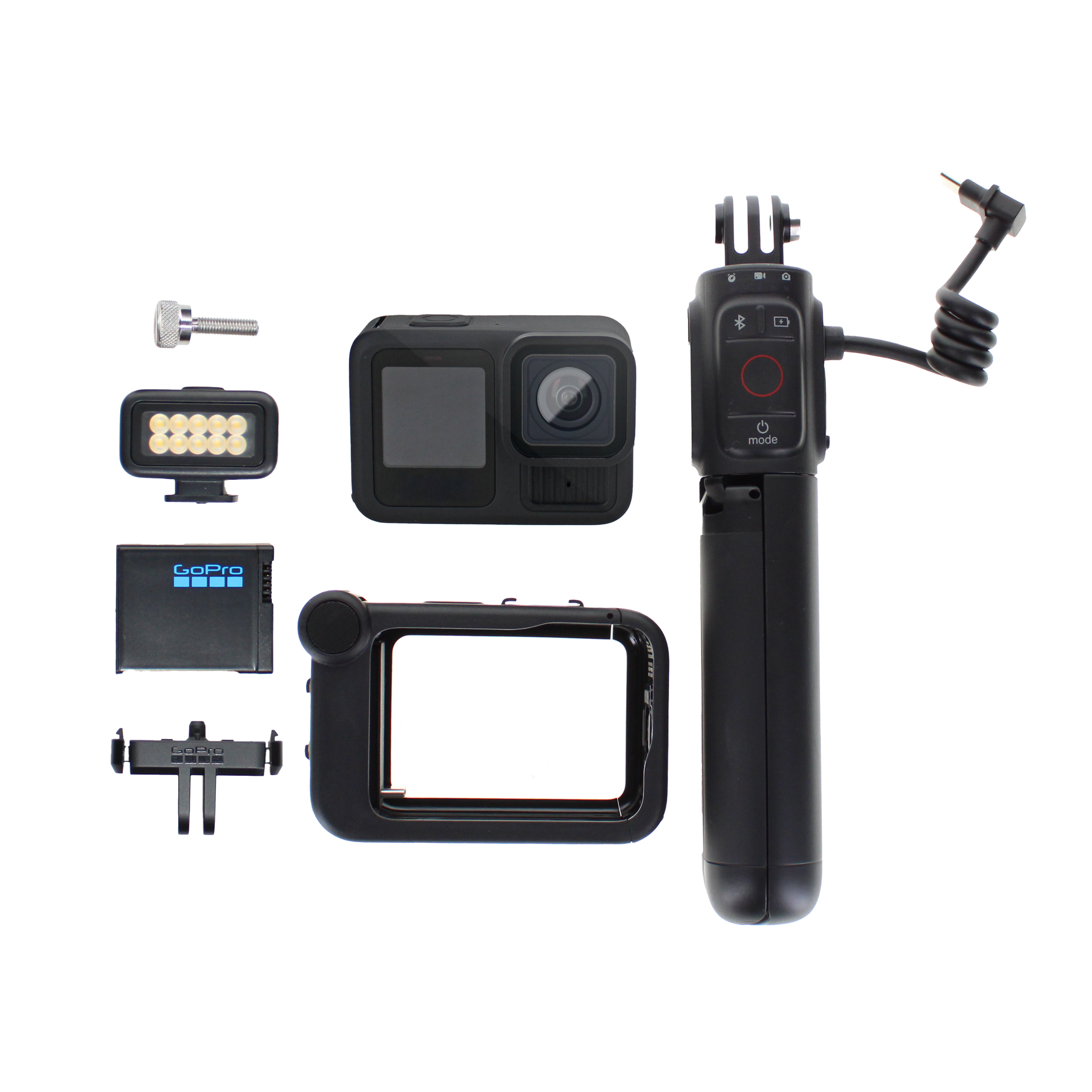 GoPro HERO13 Black Creator Edition - Includes HERO13 Black, Volta Battery Grip, Tripod, Remote , Media Mod, Light Mod, Enduro Battery, Magnetic Latch Mount and Carrying Case GoPro