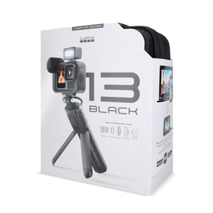 GoPro HERO13 Black Creator Edition - Includes HERO13 Black, Volta Battery Grip, Tripod, Remote , Media Mod, Light Mod, Enduro Battery, Magnetic Latch Mount and Carrying Case