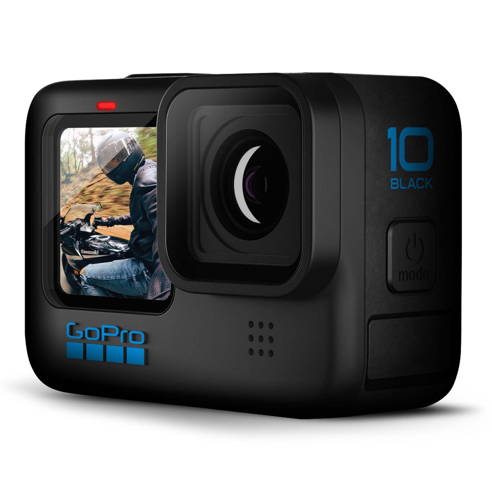 GoPro HERO10 - Action Camera + 64GB Card, 50 Piece Accessory Kit and 2 Batteries