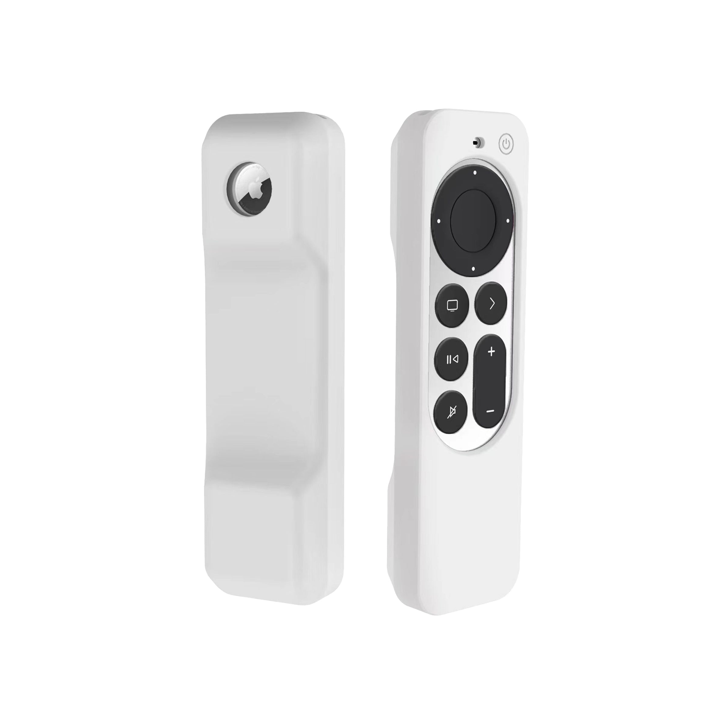 Silicone Case for Apple TV 4K Remote Control & Set-top Box case - White