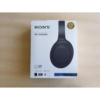 Sony WH-1000XM4 Wireless Industry Leading Noise Canceling Overhead Headphones with Mic for Phone-Call and Alexa Voice Control, Black
