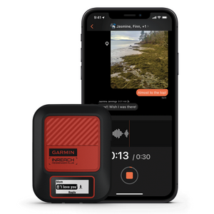 Garmin inReach Messenger Plus, SOS Satellite Communicator with Photo, Text & Voice Messaging Bundle