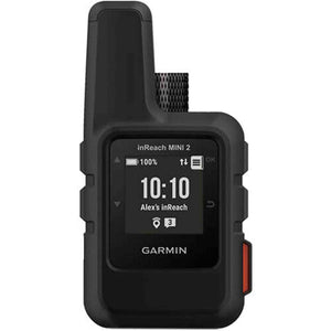 Garmin inReach Mini 2 Satellite Communicator Black with Battery Charger Bundle